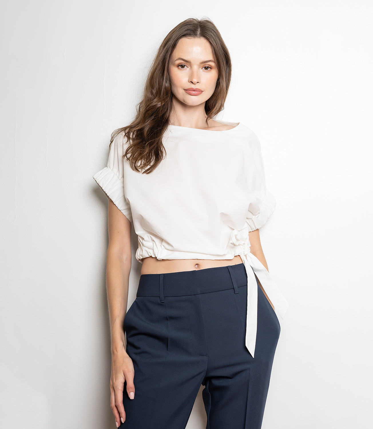 Sophia Shirt - Blue Stripe