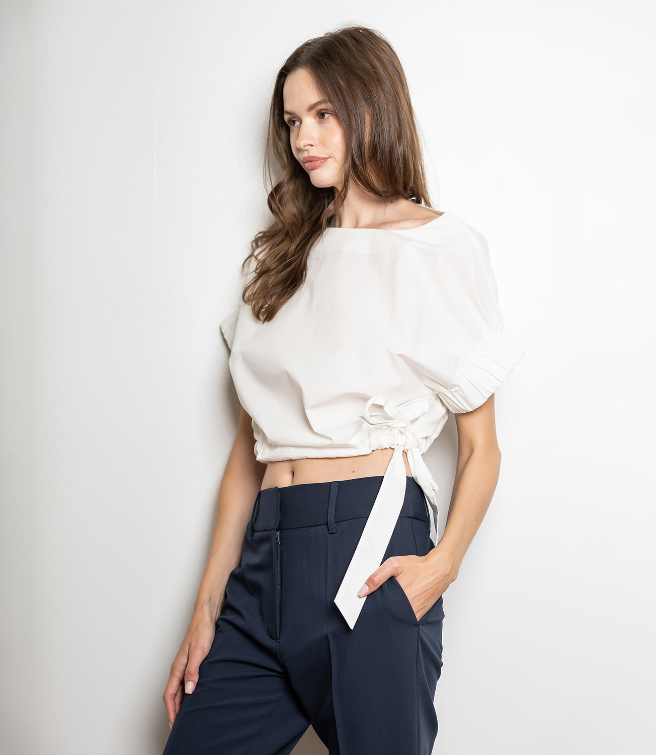 Sophia Shirt - Blue Stripe